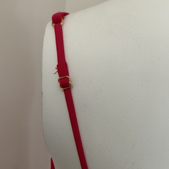 Flora Nikrooz Women’s Size S Crimson Red Long Empire Waist Nightgown - Picture 6 of 9